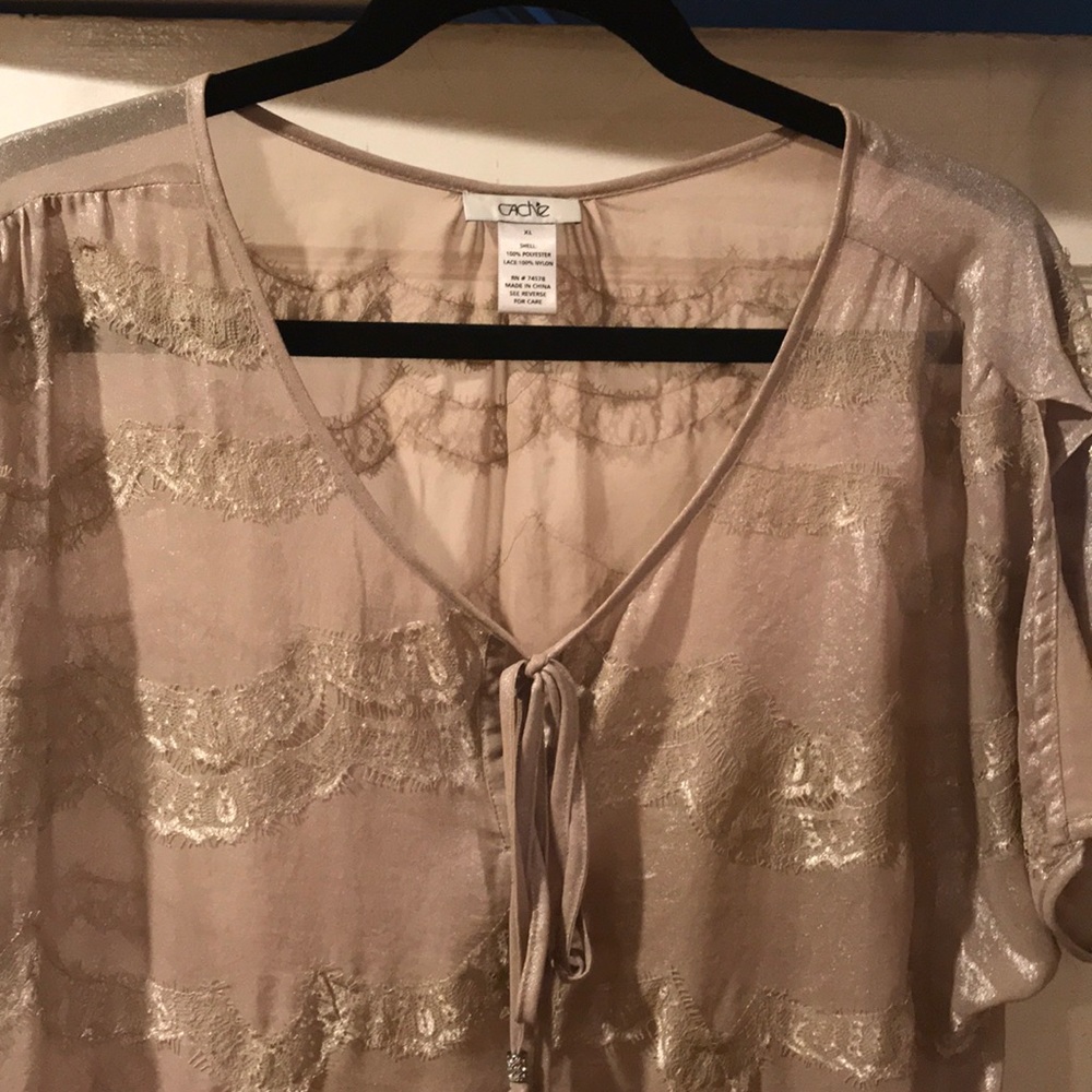 Sparking Gold Cache blouse